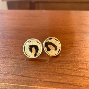Cheetah earrings